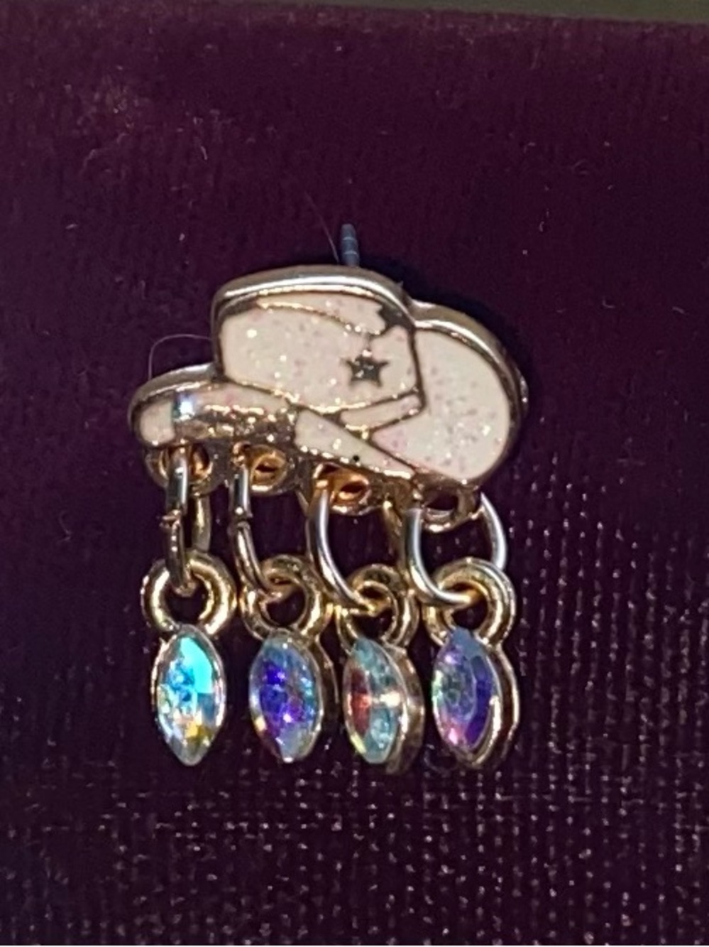 Cowboy Hat Earrings 🤠 NWOT